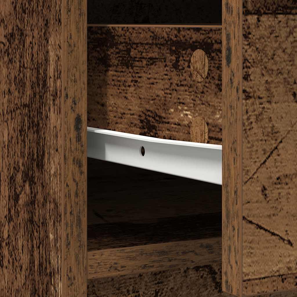 vidaXL Συρταριέρα με Συρτάρια και Πόρτες Παλαιό ξύλο 73x31x90 εκ