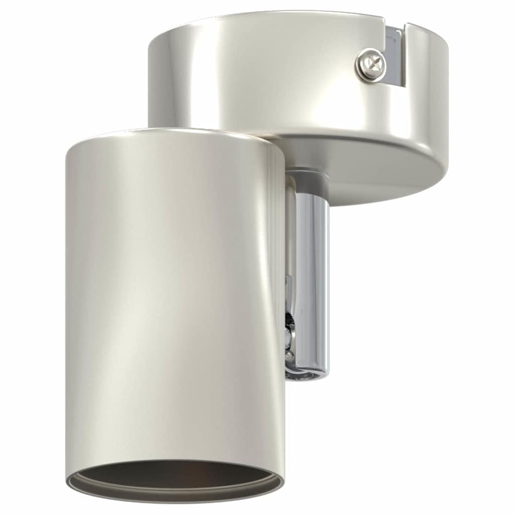 vidaXL Σποτ οροφής με προβολείς Νίκελ 6,5 x 6 x 11,5 εκ Μέταλλο