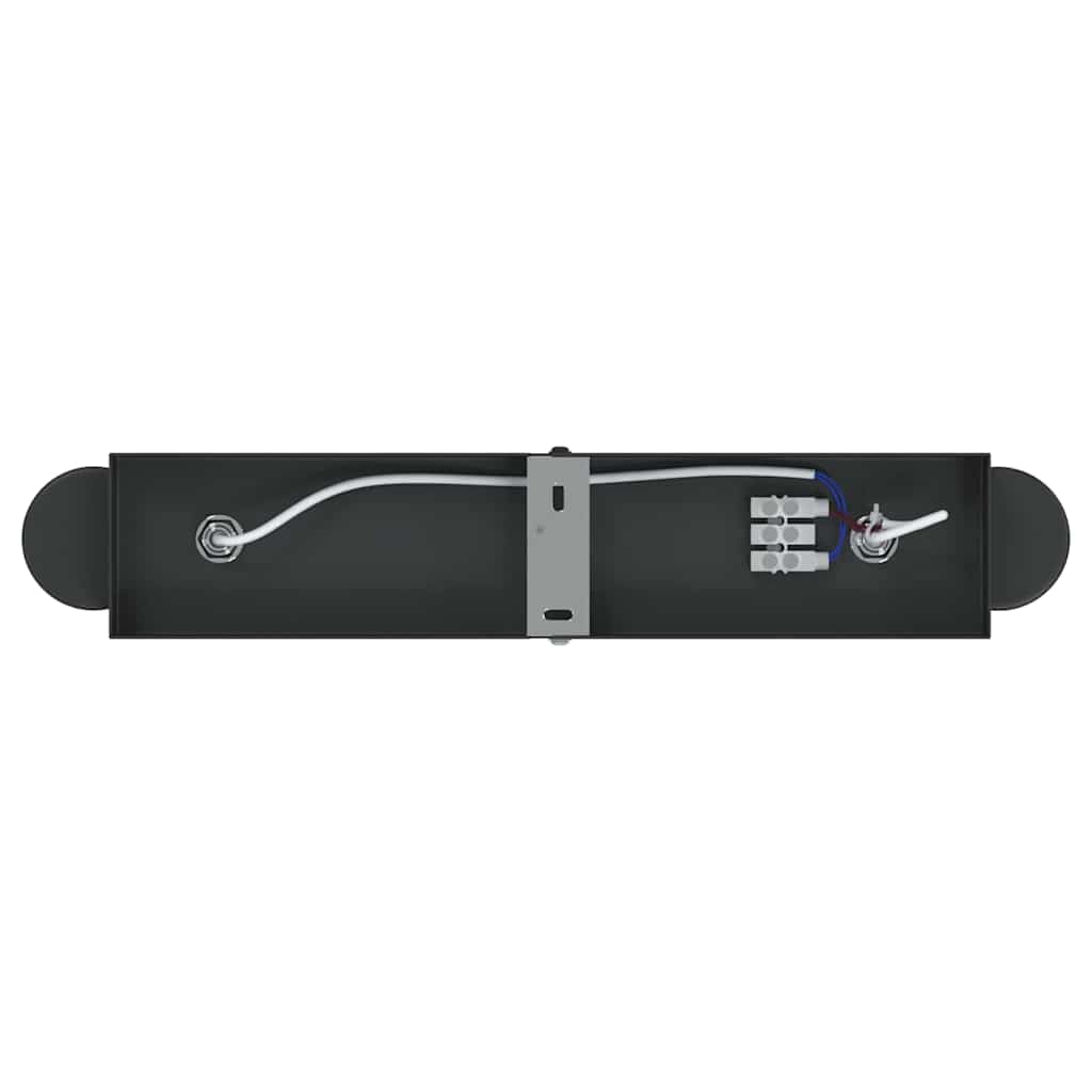vidaXL Σποτ οροφής Μαύρο 26 x 6.5 x 11.5 εκ Ατσάλι