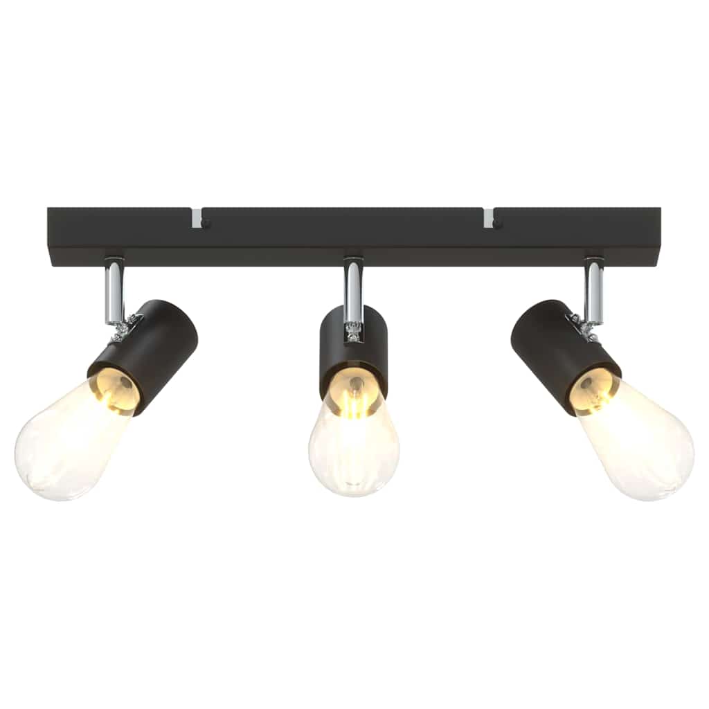 vidaXL Σποτ οροφής Μαύρο 38 x 6.5 x 11.5 εκ Ατσάλι