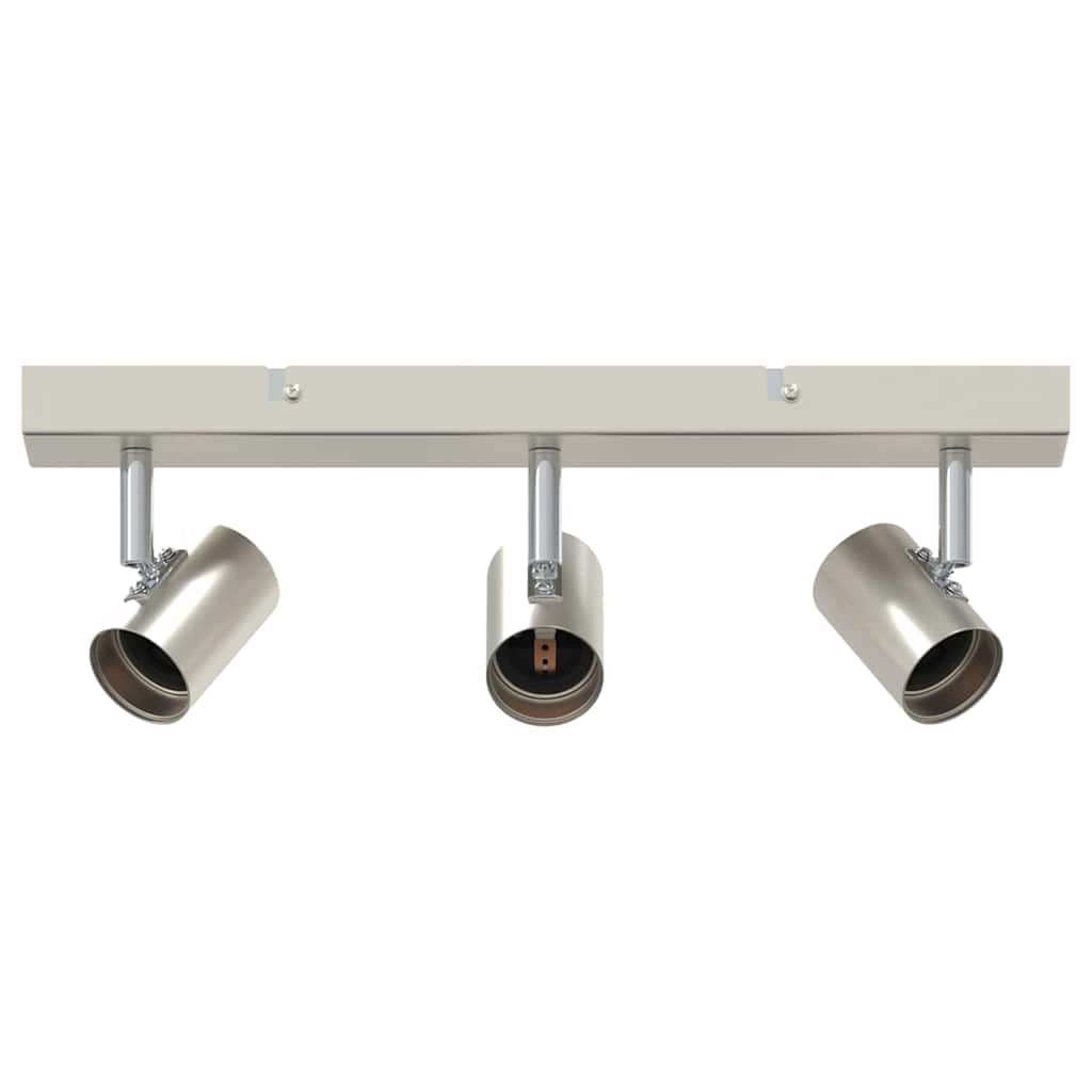 vidaXL Σποτ οροφής Βουρτσισμένο νικέλιο 38 x 6.5 x 11.5 εκ Ατσάλι