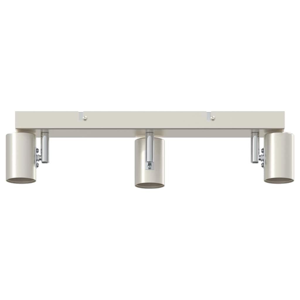 vidaXL Σποτ οροφής Βουρτσισμένο νικέλιο 38 x 6.5 x 11.5 εκ Ατσάλι