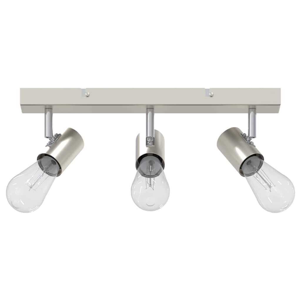 vidaXL Σποτ οροφής Βουρτσισμένο νικέλιο 38 x 6.5 x 11.5 εκ Ατσάλι