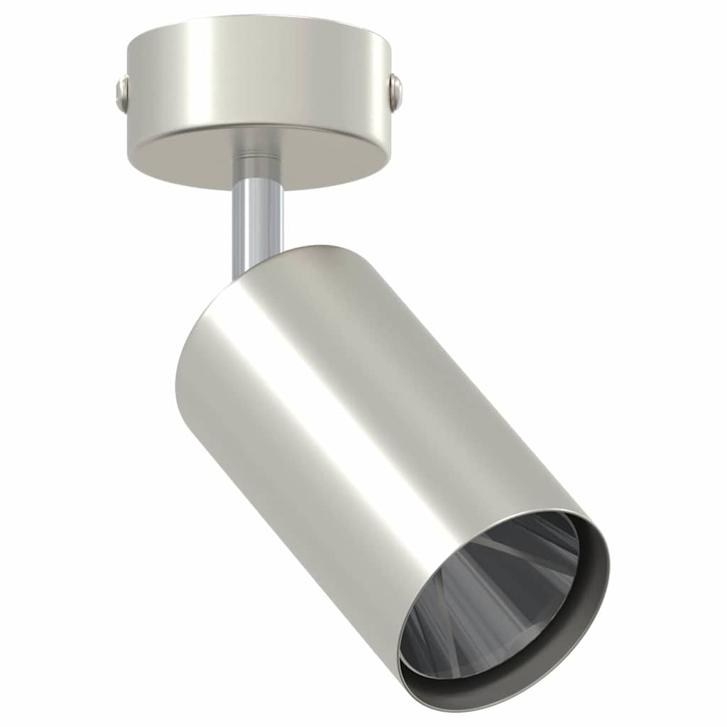 vidaXL Σποτ οροφής Βουρτσισμένο Νίκελ 6 x 6 x 16.5 εκ Ατσάλι