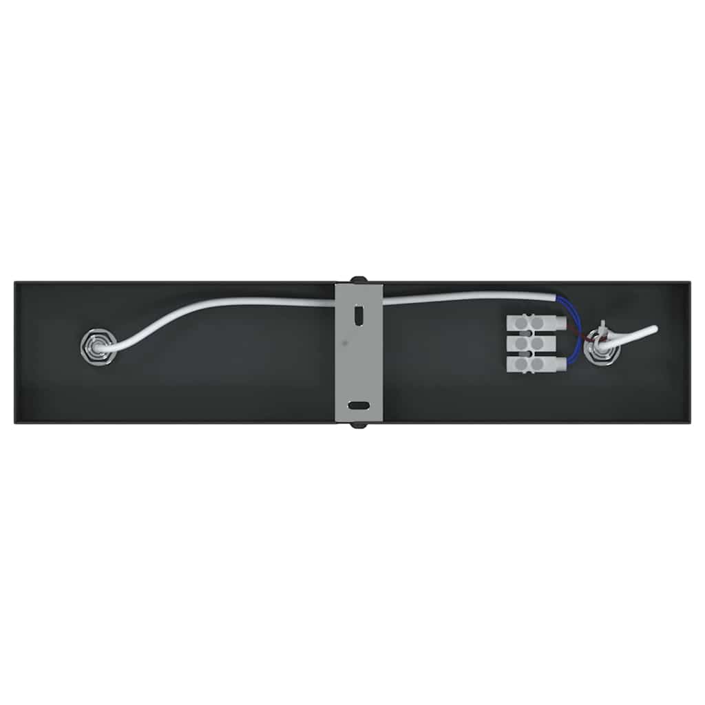 vidaXL Σποτ οροφής Μαύρο 26 x 5.5 x 16.5 εκ Ατσάλι