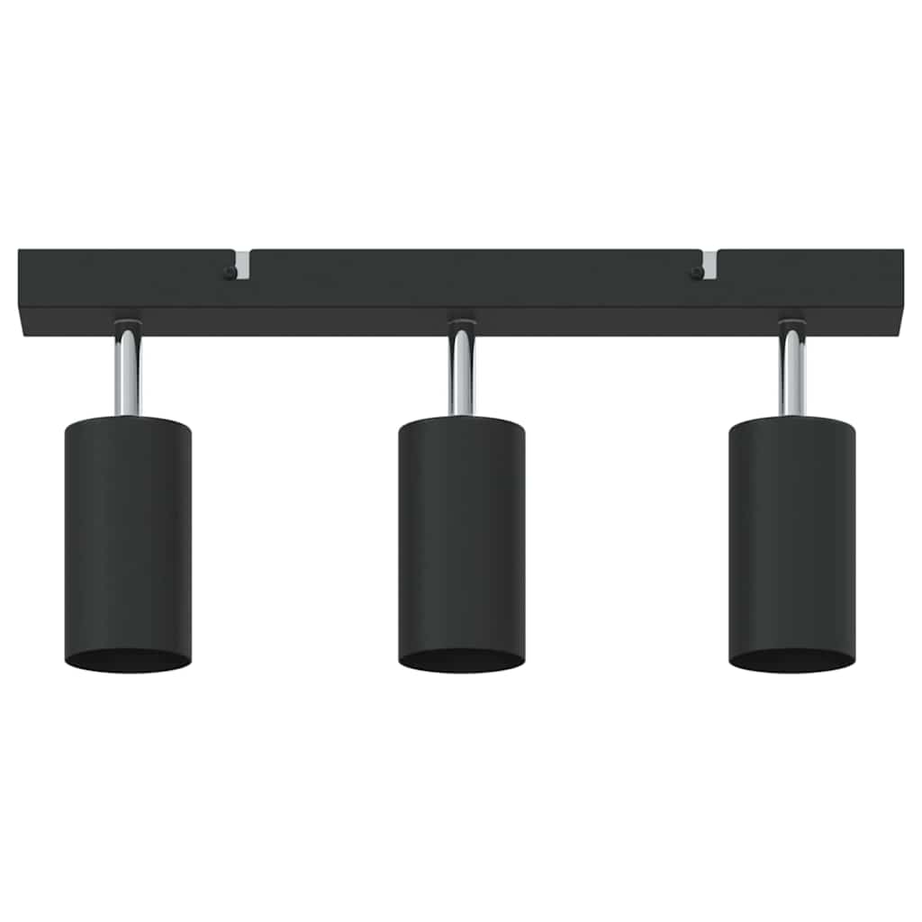 vidaXL Σποτ οροφής Μαύρο 38 x 5.5 x 16.5 εκ Ατσάλι