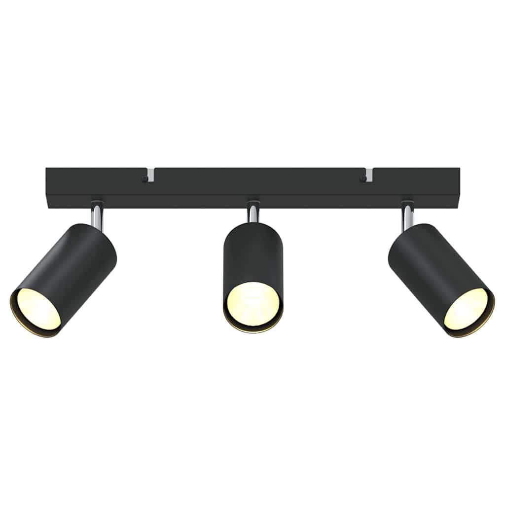 vidaXL Σποτ οροφής Μαύρο 38 x 5.5 x 16.5 εκ Ατσάλι