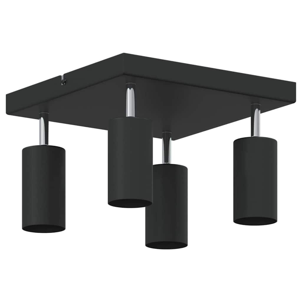 vidaXL Σποτ οροφής Μαύρο 26 x 26 x 16.5 εκ Ατσάλι