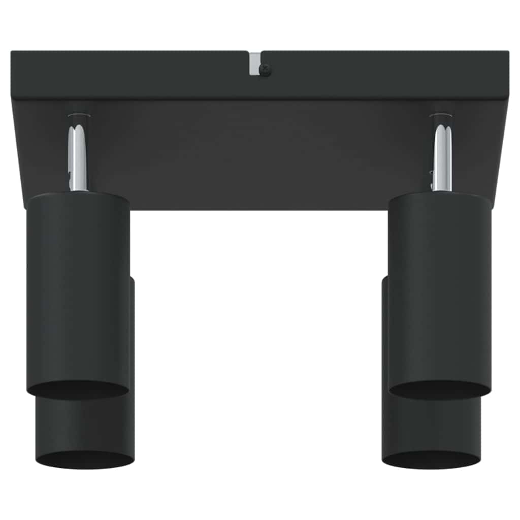 vidaXL Σποτ οροφής Μαύρο 26 x 26 x 16.5 εκ Ατσάλι