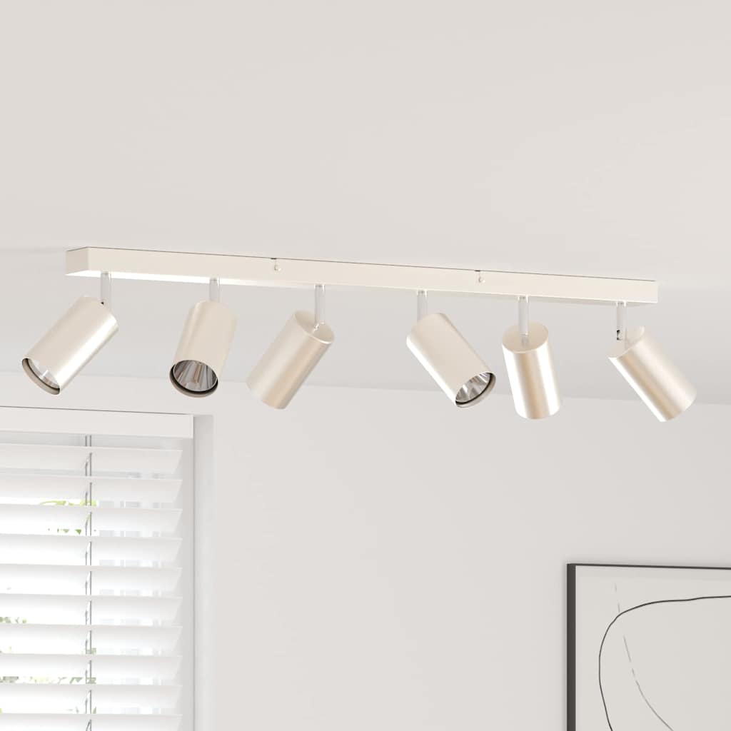 vidaXL Σποτ οροφής Βουρτσισμένο νικέλιο 73 x 5.5 x 16.5 εκ Ατσάλι