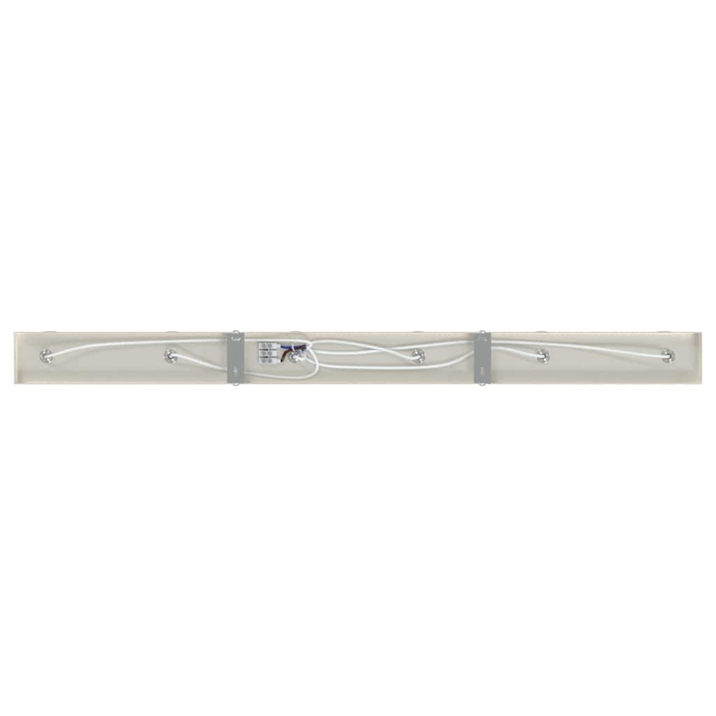 vidaXL Σποτ οροφής Βουρτσισμένο νικέλιο 73 x 5.5 x 16.5 εκ Ατσάλι