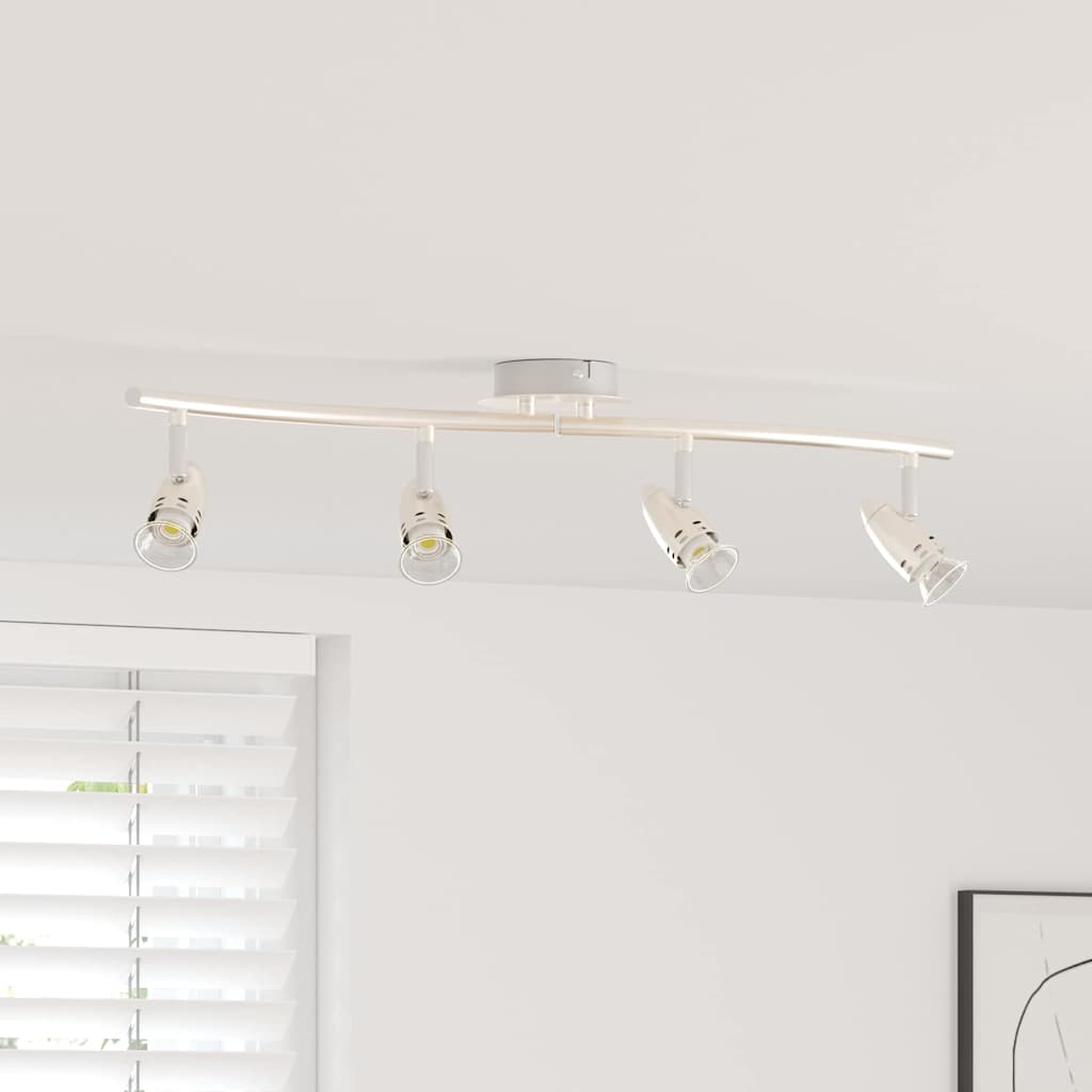 vidaXL Σποτ οροφής Ματ νικέλ 58.5 x 15 x 12 εκ Ατσάλι