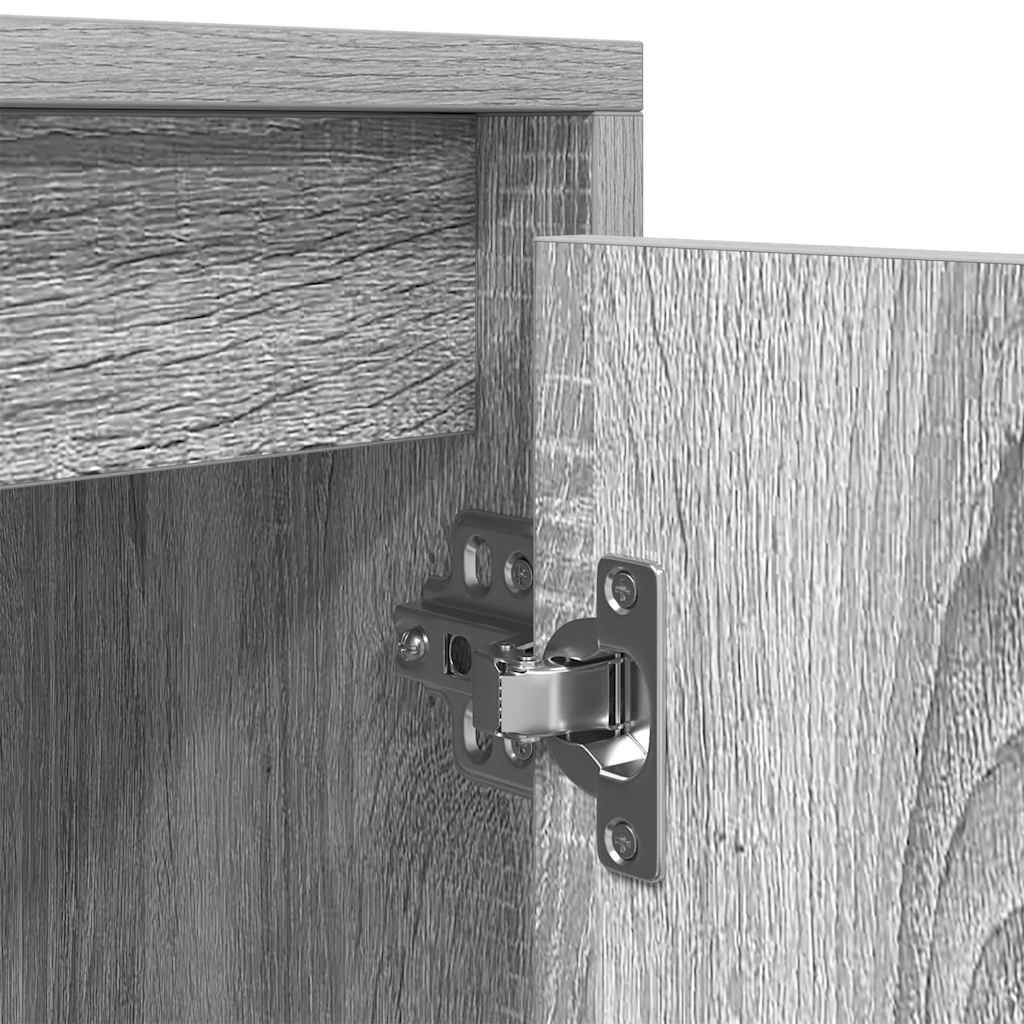 vidaXL Έπιπλο Τηλεόρασης Γκρι Sonoma 188,5x41x50 εκ. Επεξεργ. Ξύλο