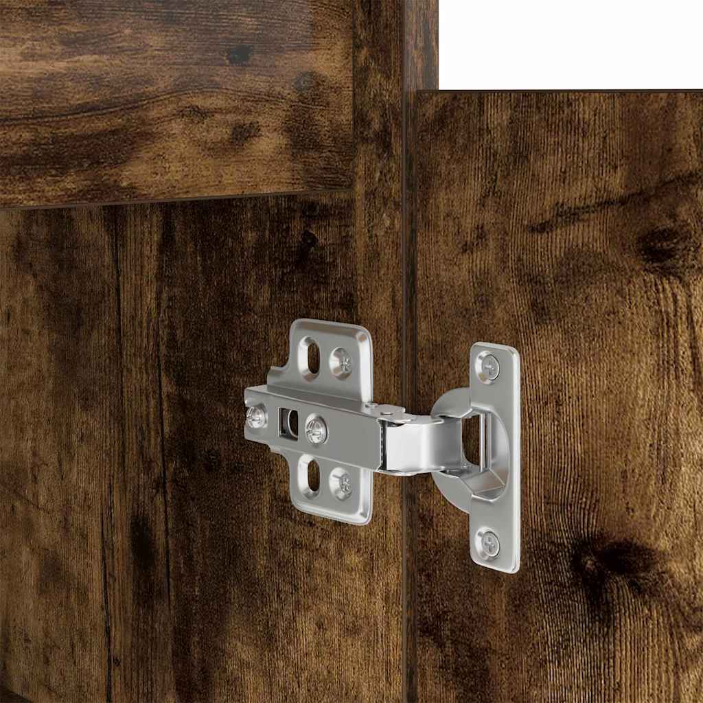 vidaXL Γραφείο Καπνιστή δρυς 140 x 49 x 76 εκ. Επεξεργασμένο ξύλο