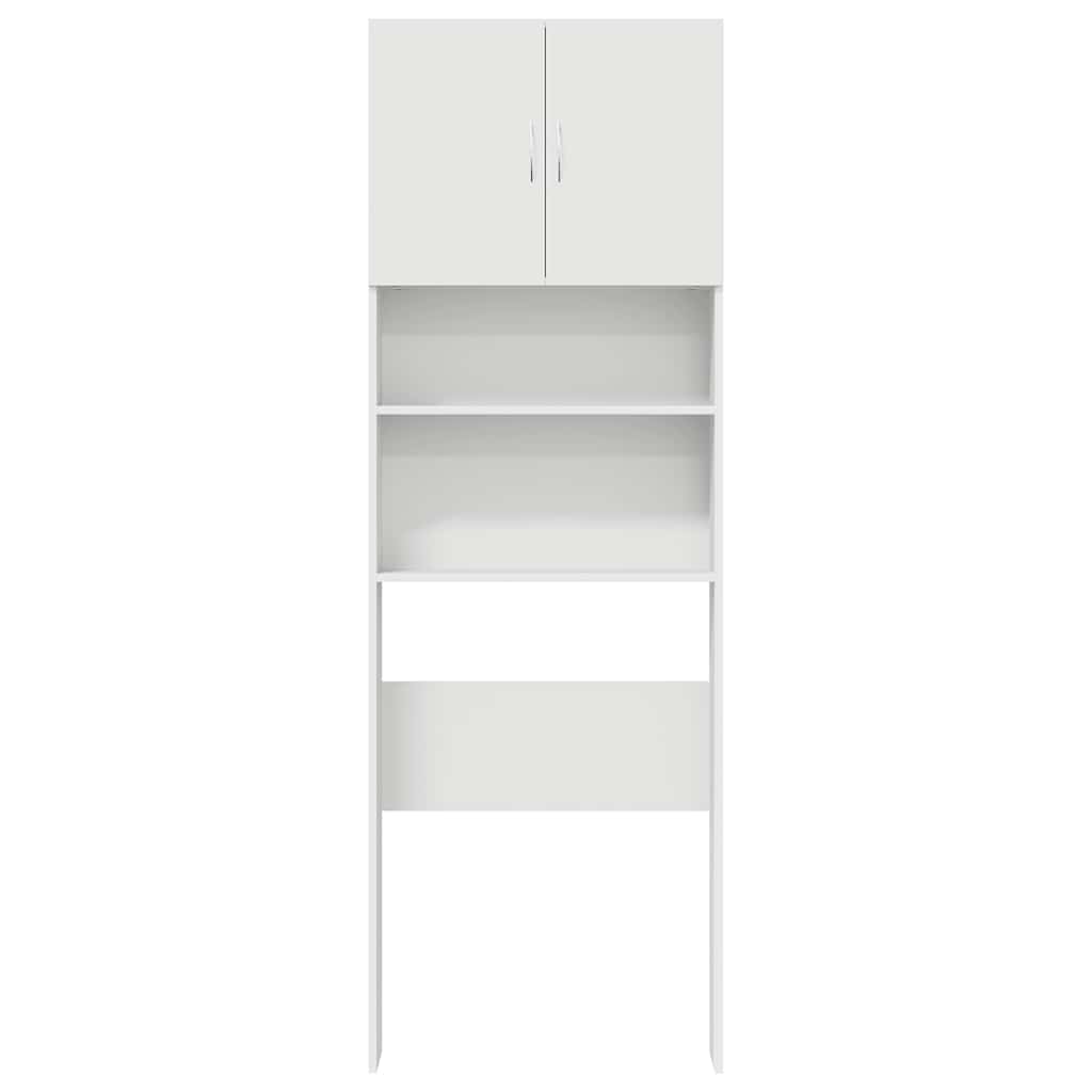 vidaXL Ντουλάπι πλυντηρίου ρούχων Λευκό 64x24x190 cm Ξύλινη κατασκευή
