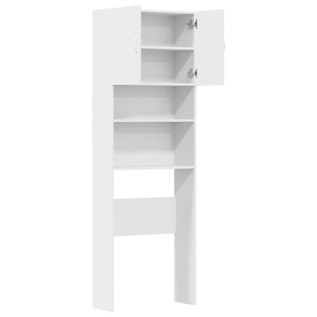 vidaXL Ντουλάπι πλυντηρίου ρούχων Λευκό 64x24x190 cm Ξύλινη κατασκευή