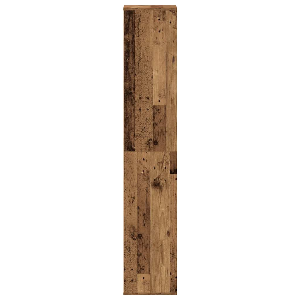 ντουλάπι παπουτσιών vidaXL Παλιό ξύλο 54x34x183 cm Κατασκευασμένο ξύλο