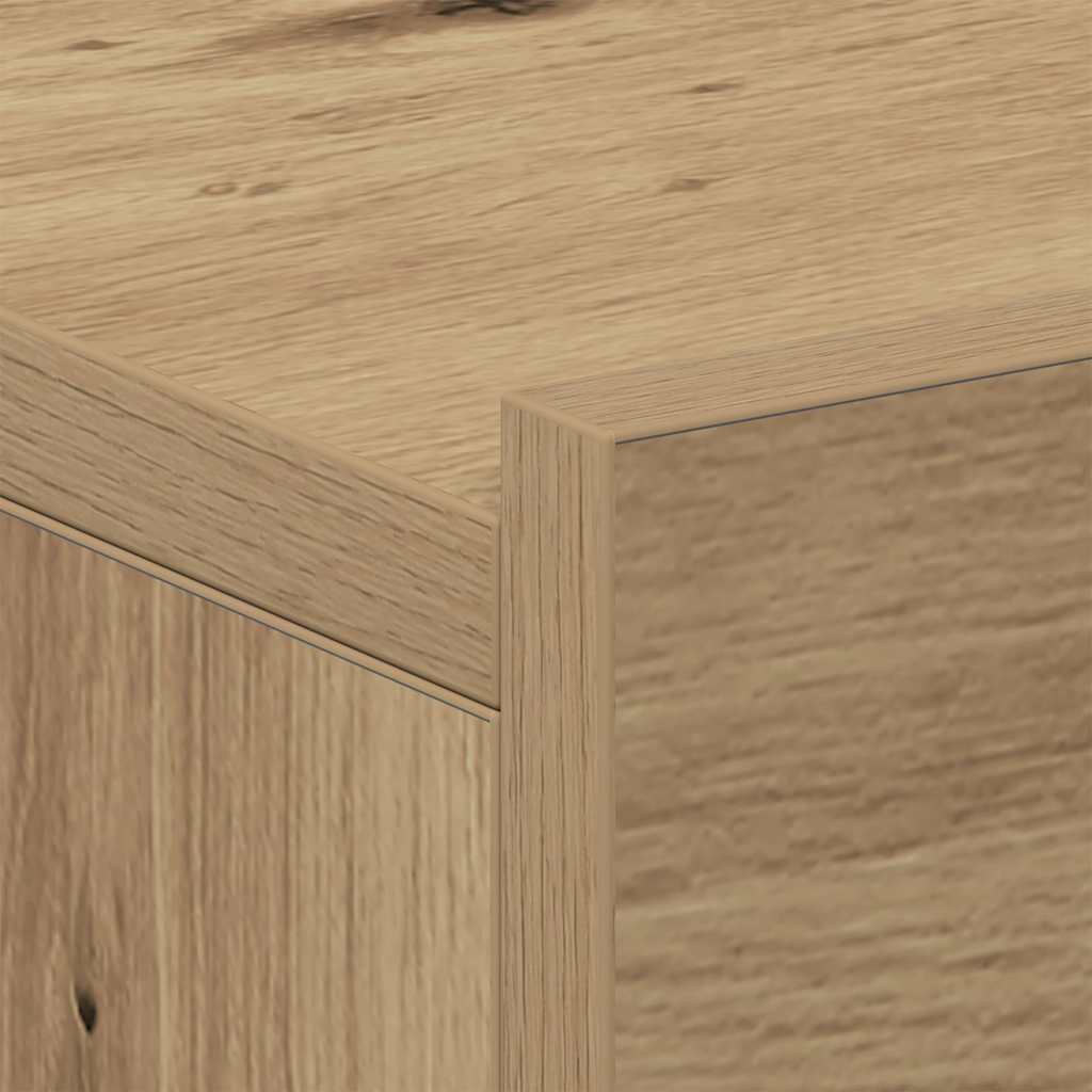 vidaXL Κομοδίνα Κρεμαστά Καφέ Δρυς 40x31x27 εκ. Επεξεργ. Ξύλο