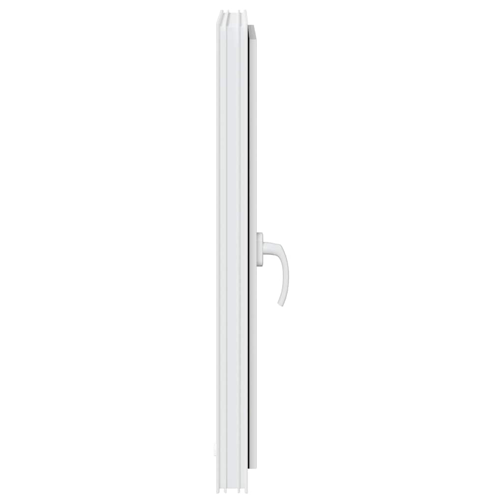 vidaXL Παράθυρο Υπογείου "RISOR" 60x100 εκ. Ανακλινόμενο & Περιστρεφόμενο DIN Δεξιό Λευκό