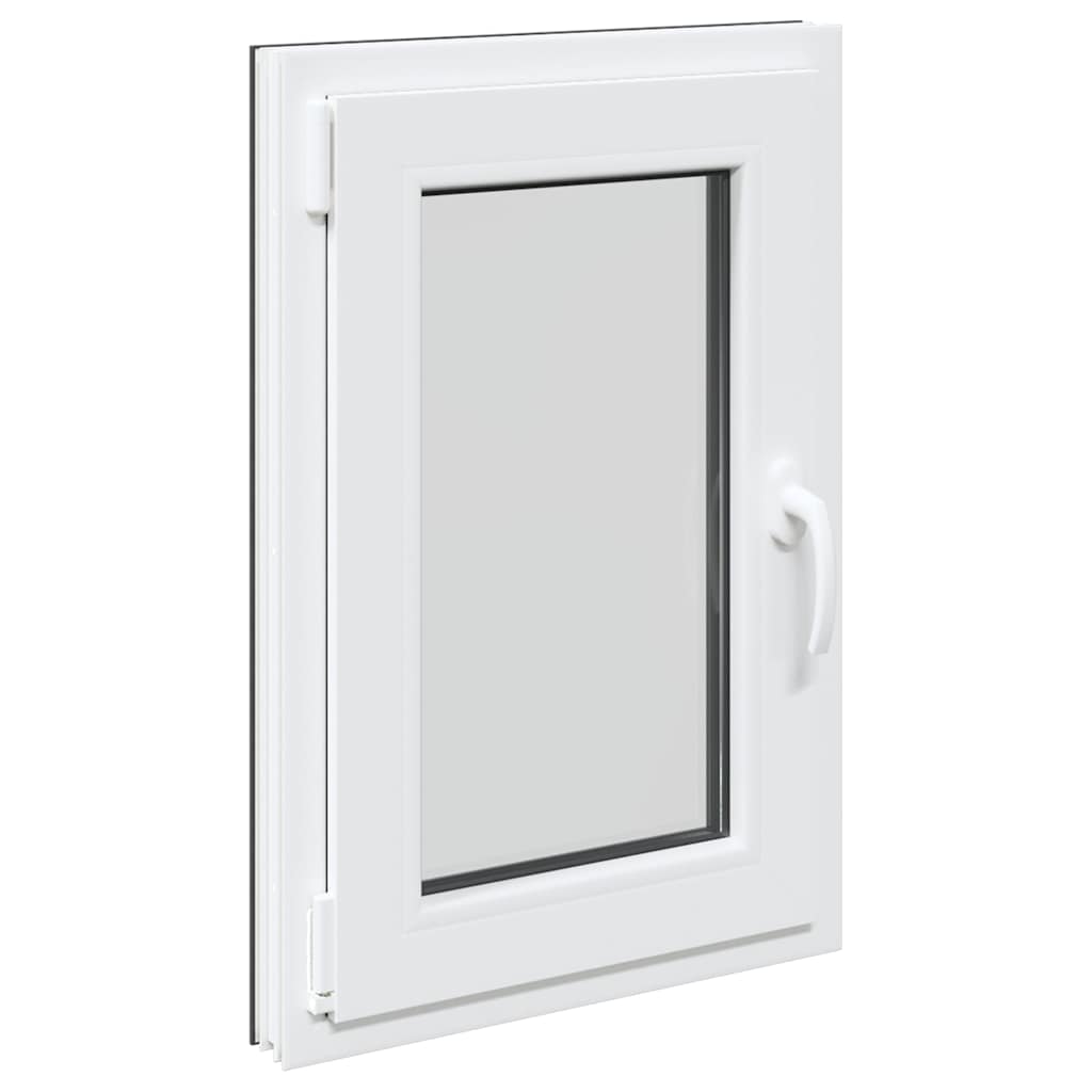 vidaXL Παράθυρο Υπογείου "RISOR" 50x75 εκ. Ανακλινόμενο & Περιστρεφόμενο DIN Αριστερό Ανθρακί