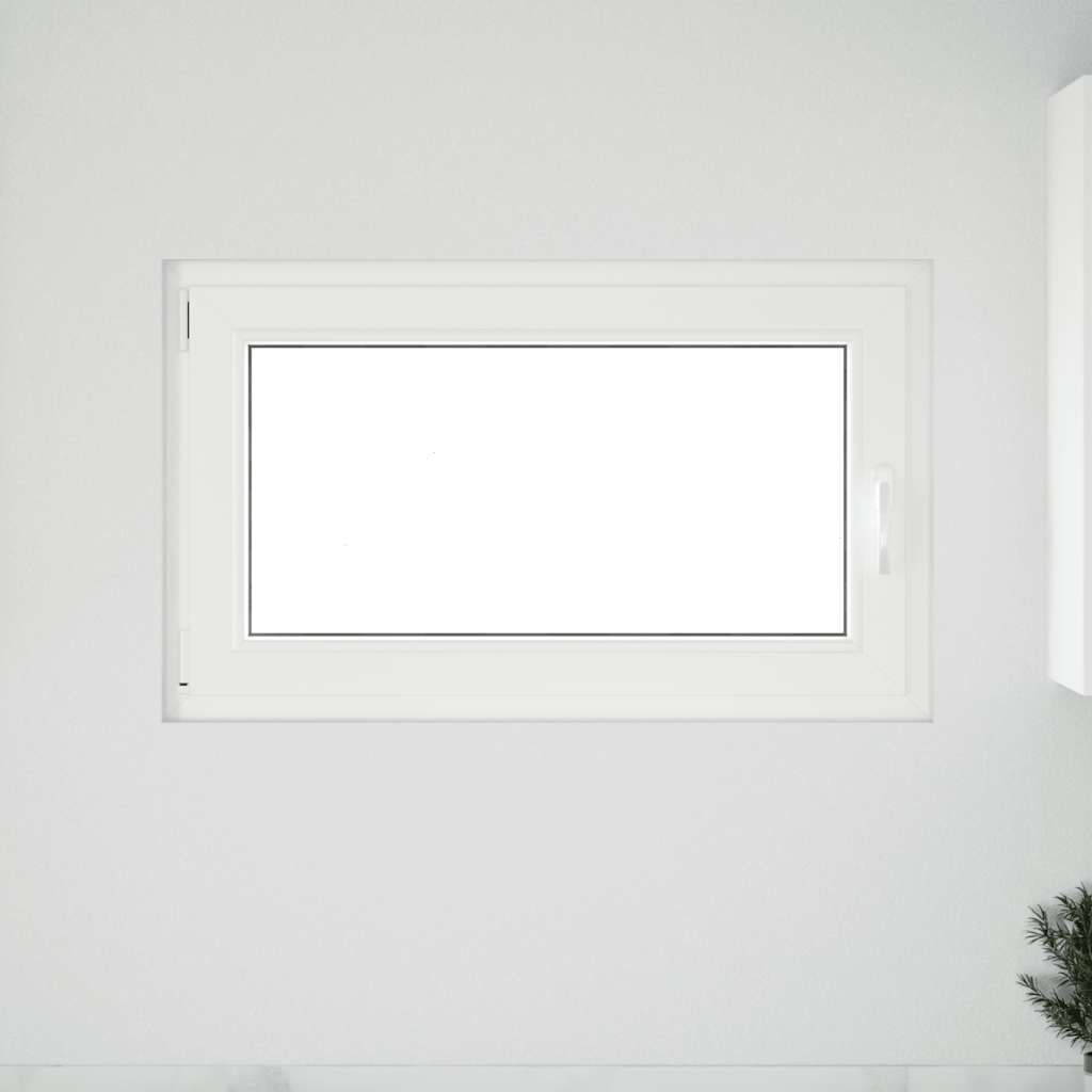 vidaXL Παράθυρο Υπογείου "RISOR" 100x70 εκ. Ανακλινόμενο & Περιστρεφόμενο DIN Αριστερό Ανθρακί