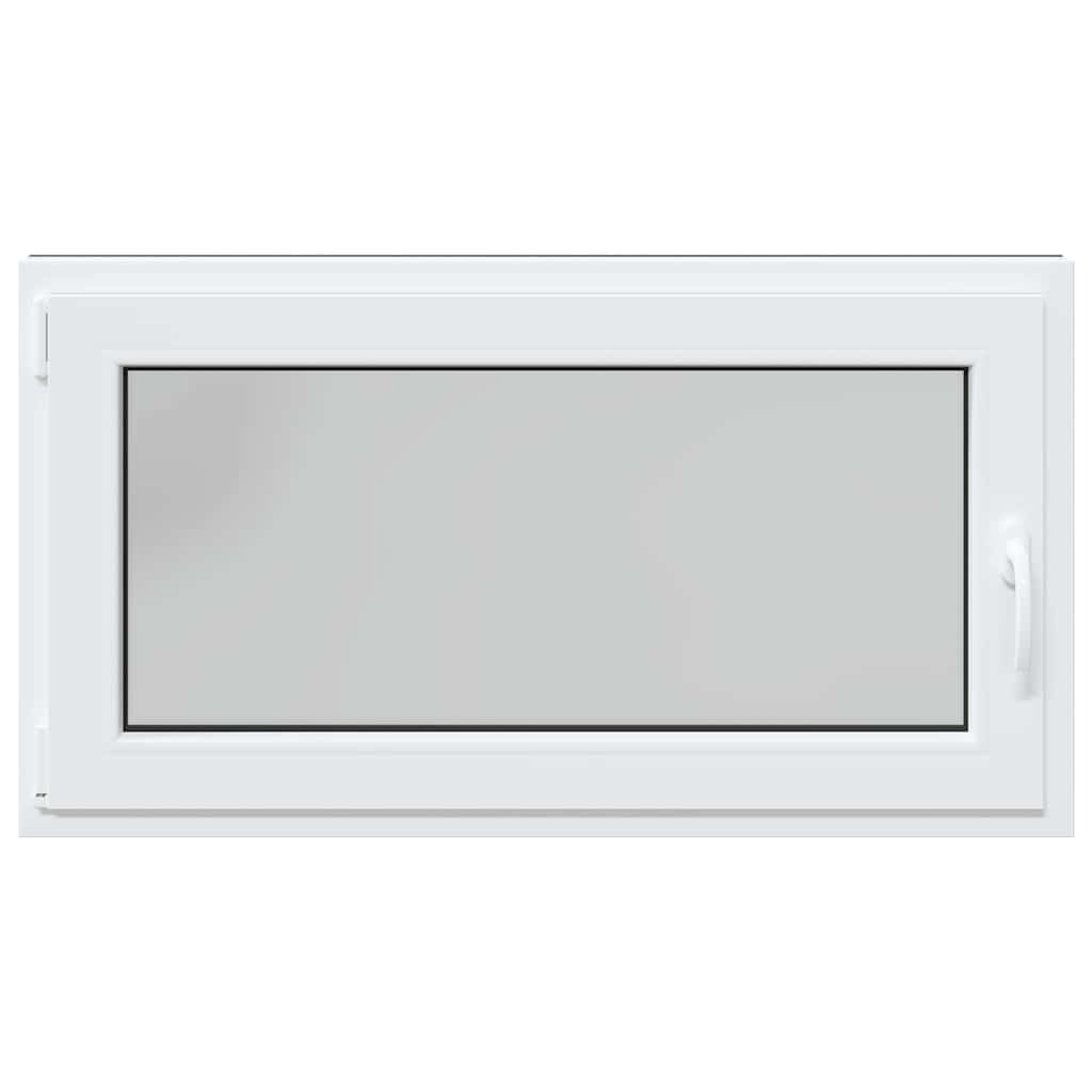 vidaXL Παράθυρο Υπογείου "RISOR" 110x50 εκ. Ανακλινόμενο & Περιστρεφόμενο DIN Αριστερό Ανθρακί