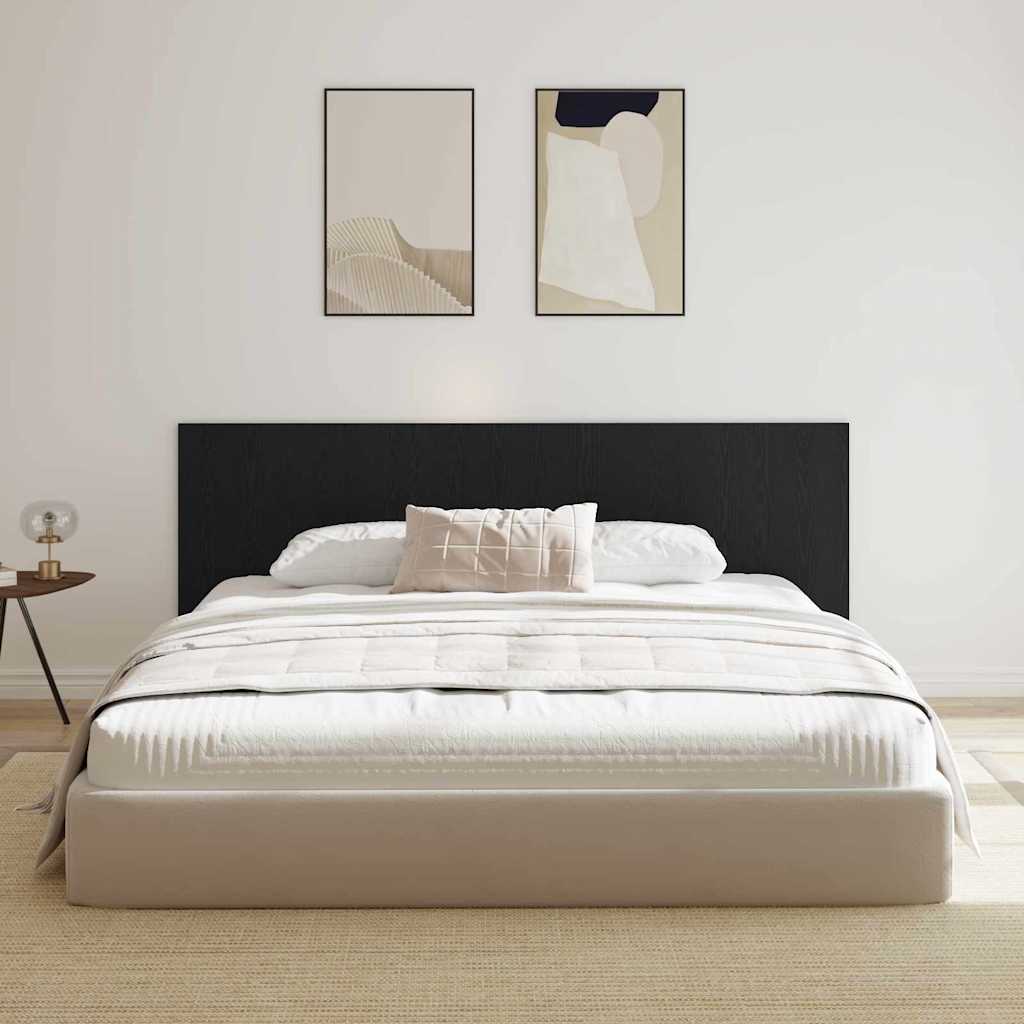 vidaXL Κεφαλάρι Μαύρης Δρυός 240x1.5x80 εκ. Κατασκευασμένο από Επεξεργασμένο Ξύλο
