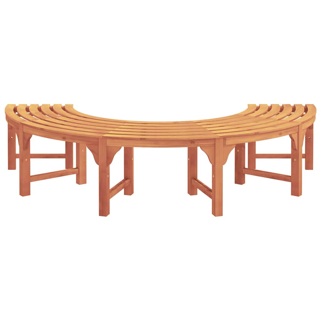 vidaXL Παγκάκι Δέντρου Καφέ 160 x 160 x 45εκ. Μασίφ ξύλο ευκαλύπτου