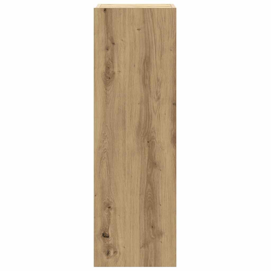 vidaXL Σετ ντουλαπιών τηλεόρασης 6 τεμαχίων Επιτοίχιο Τεχνικής Δρυς