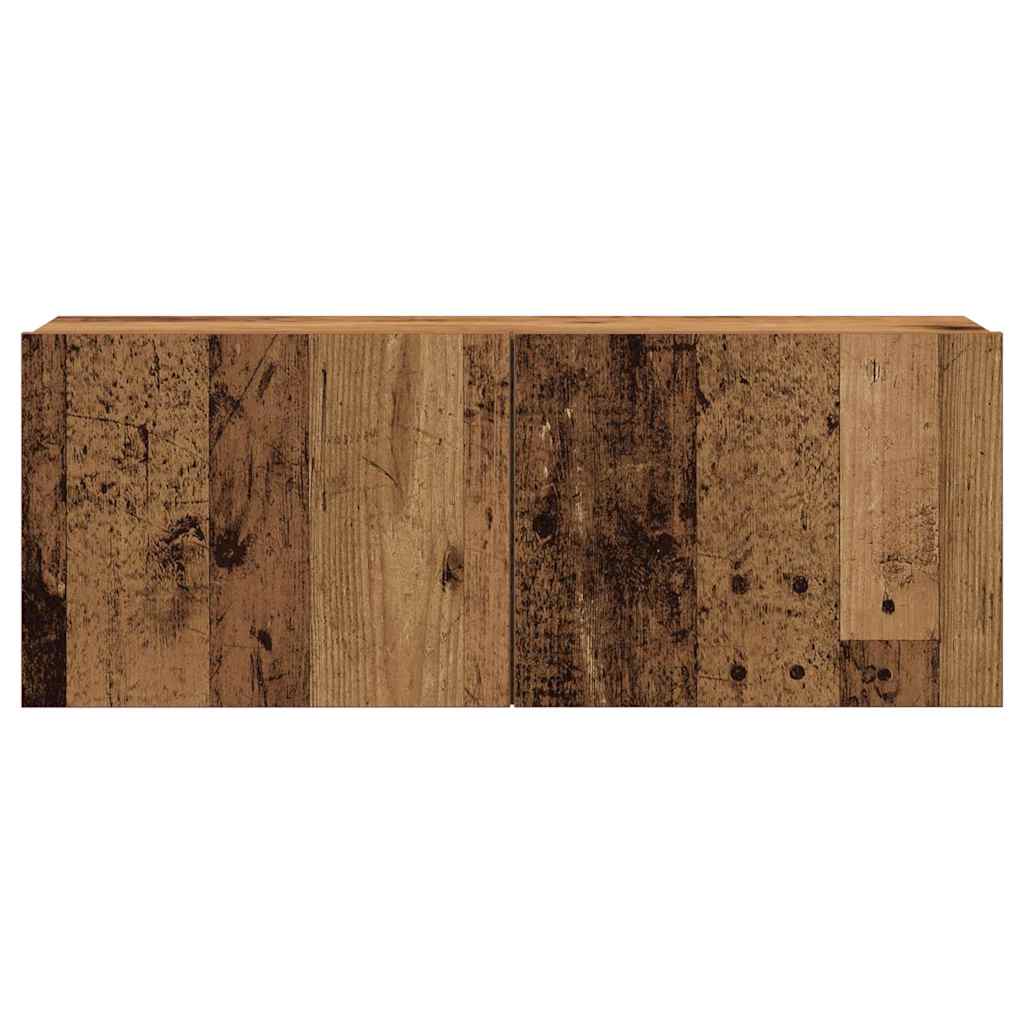 vidaXL 7 τεμαχίων ντουλάπι τηλεόρασης που τοποθετείται τοίχο από