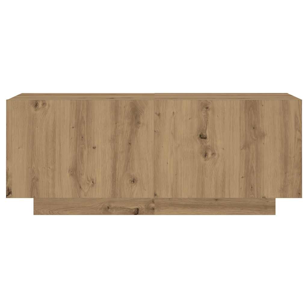 vidaXL Έπιπλο Τηλεόρασης με LED Αρτισιανή Δρυς 300x35x40 εκ Επεξ.Ξύλο