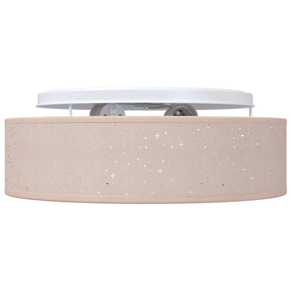 vidaXL Λάμπα Οροφής με προβολείς Taupe 38 x 38 x 13,5 εκ ύφασμα