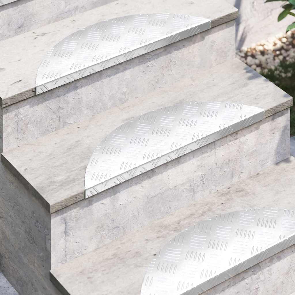 vidaXL Επιφάνειες Καρό 5 pcs Ασημί 60 x 18 εκ Αλουμίνιο