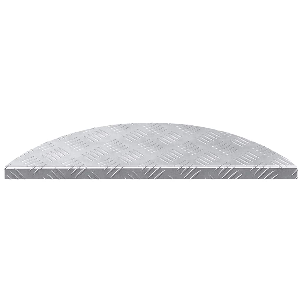 vidaXL Επιφάνειες Καρό 5 pcs Ασημί 60 x 18 εκ Αλουμίνιο