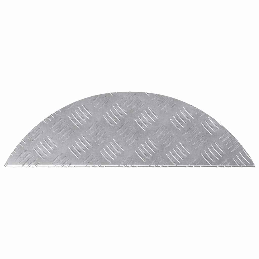 vidaXL Επιφάνειες Καρό 5 pcs Ασημί 60 x 18 εκ Αλουμίνιο
