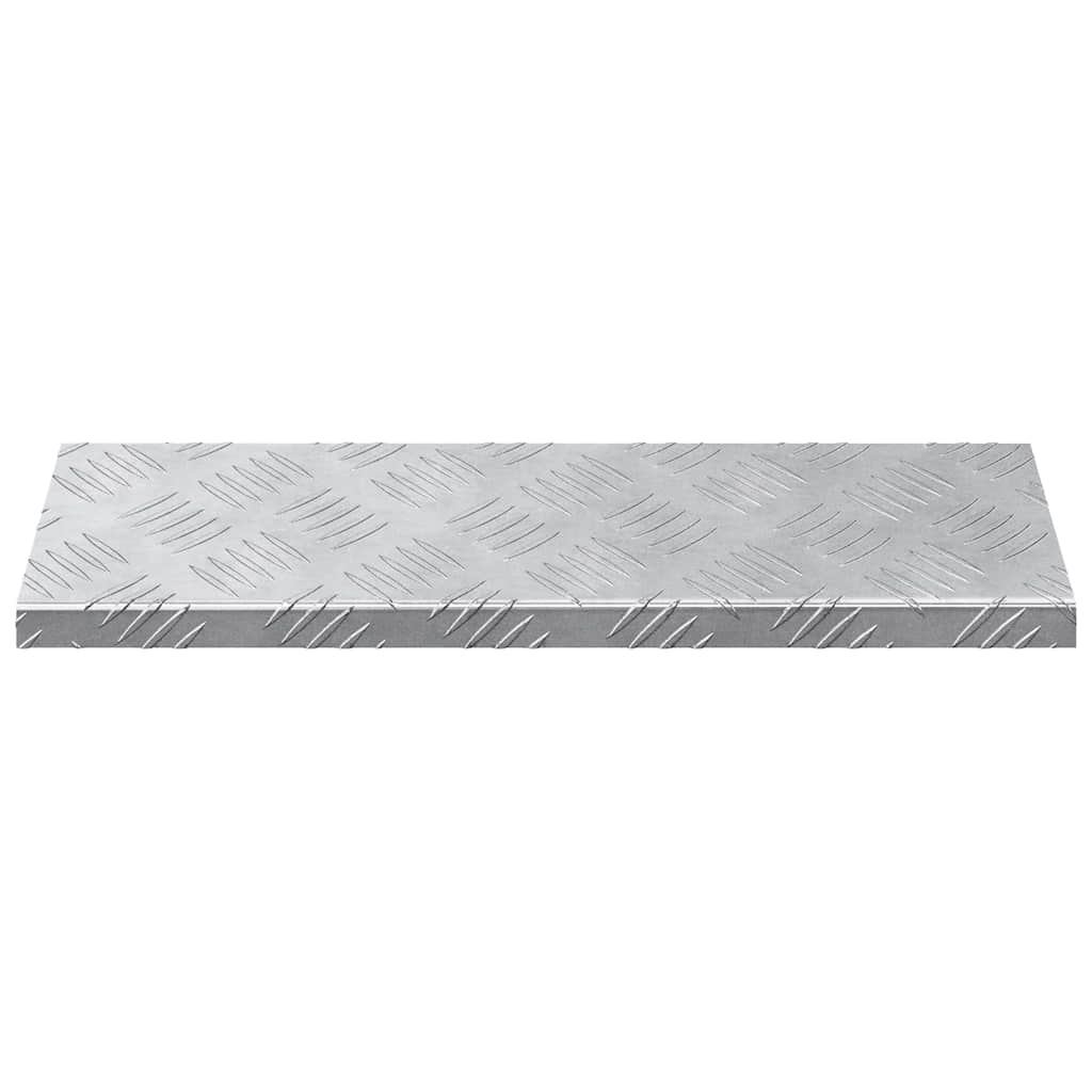 vidaXL Επιφάνειες Καρό 5 pcs Ασημί 60 x 18 εκ Αλουμίνιο