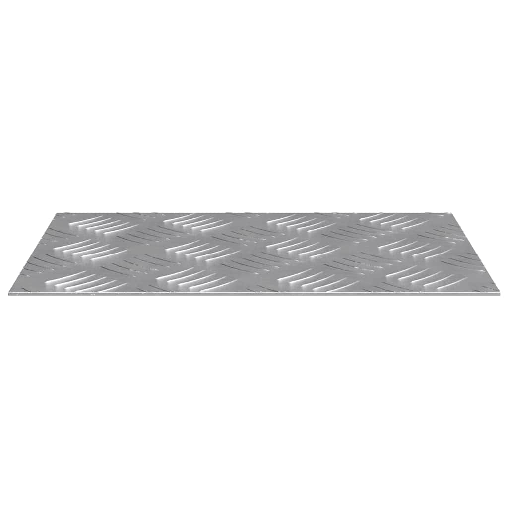vidaXL Επιφάνειες Καρό 2 pcs Ασημί 30 x 20 cm Αλουμίνιο