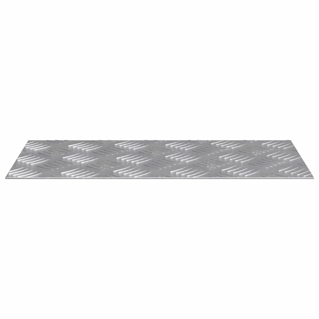 vidaXL Επιφάνειες Καρό 4 pcs Ασημί 40 x 20 cm Αλουμίνιο