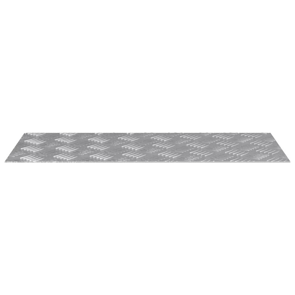 vidaXL Επιφάνειες Καρό 4 pcs Ασημί 70 x 30 cm Αλουμίνιο