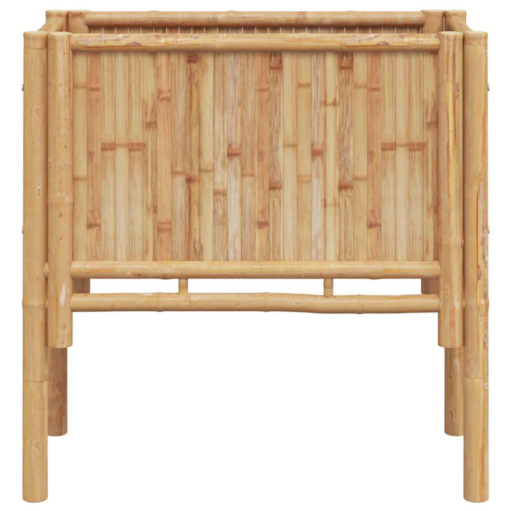 vidaXL Υπερυψωμένη Ζαρντινιέρα Καφέ 70 x 35 x 70 εκ. Μπαμπού