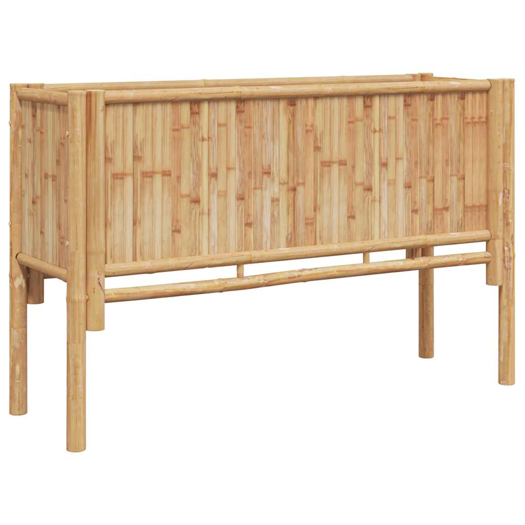 vidaXL Υπερυψωμένη Ζαρντινιέρα Καφέ 110 x 35 x 70 εκ. Μπαμπού