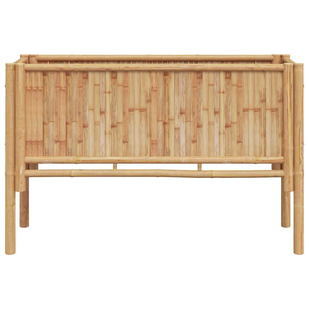 vidaXL Υπερυψωμένη Ζαρντινιέρα Καφέ 110 x 35 x 70 εκ. Μπαμπού