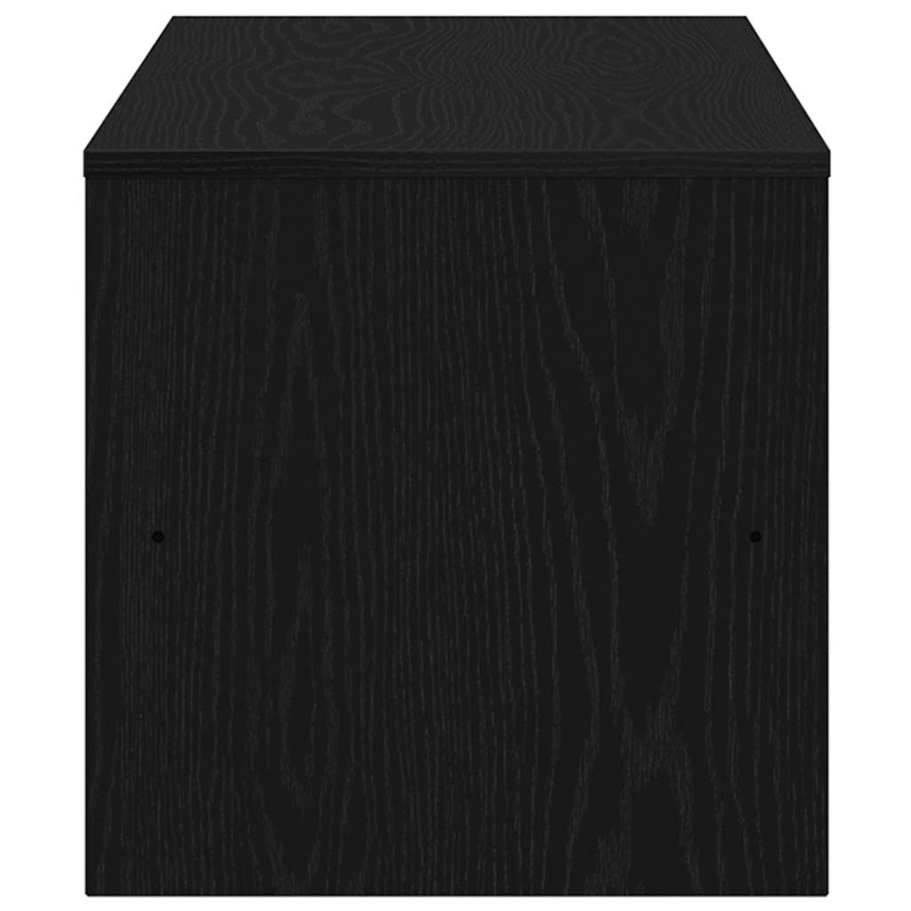 ντουλάπι τηλεόρασης vidaXL Μαύρη βελανιδιά 120x40x40 cm