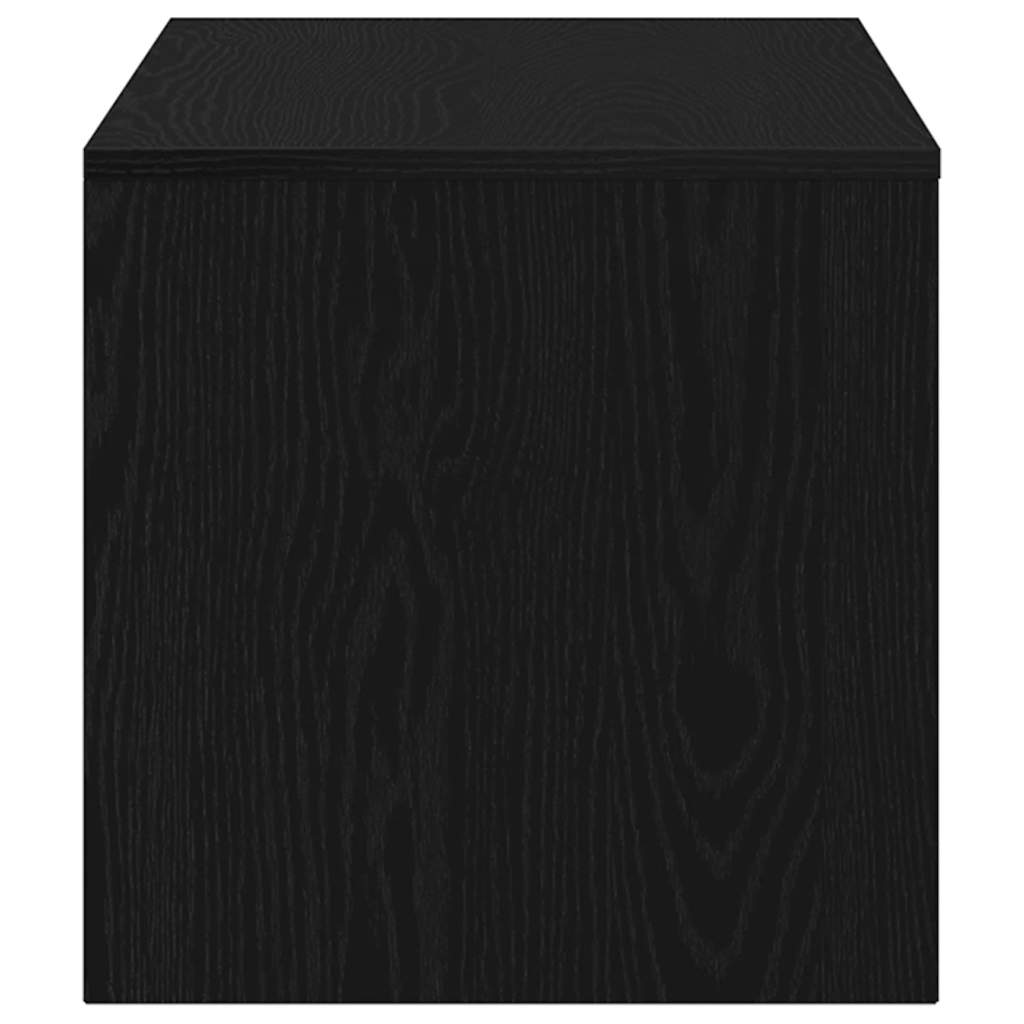 ντουλάπι τηλεόρασης vidaXL Μαύρη δρυς 100x40x40 cm Κατασκευασμένο ξύλο