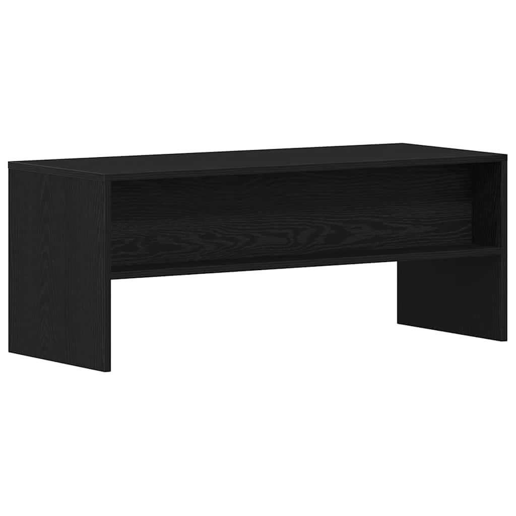 ντουλάπι τηλεόρασης vidaXL Μαύρη δρυς 100x40x40 cm Κατασκευασμένο ξύλο