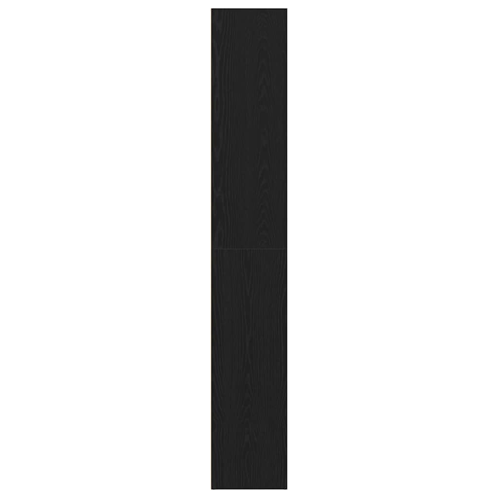vidaXL Βιβλιοθήκη Μαύρη Δρυς 60x30x189 εκ. από Επεξεργασμένο Ξύλο
