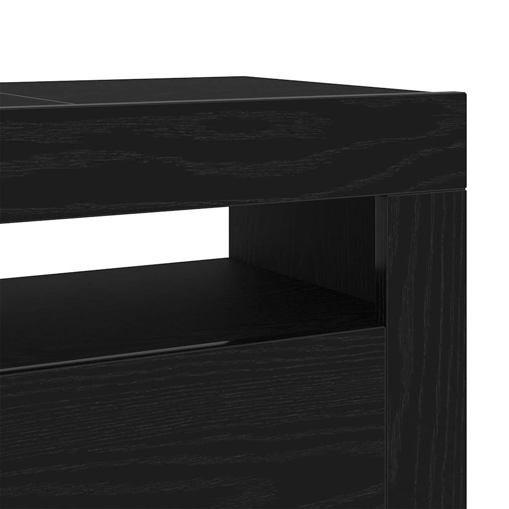 vidaXL Ντουλάπι TV 120 x 35 x 40 εκ. Μαύρη Οξυά Επεξεργασμένο Ξύλο