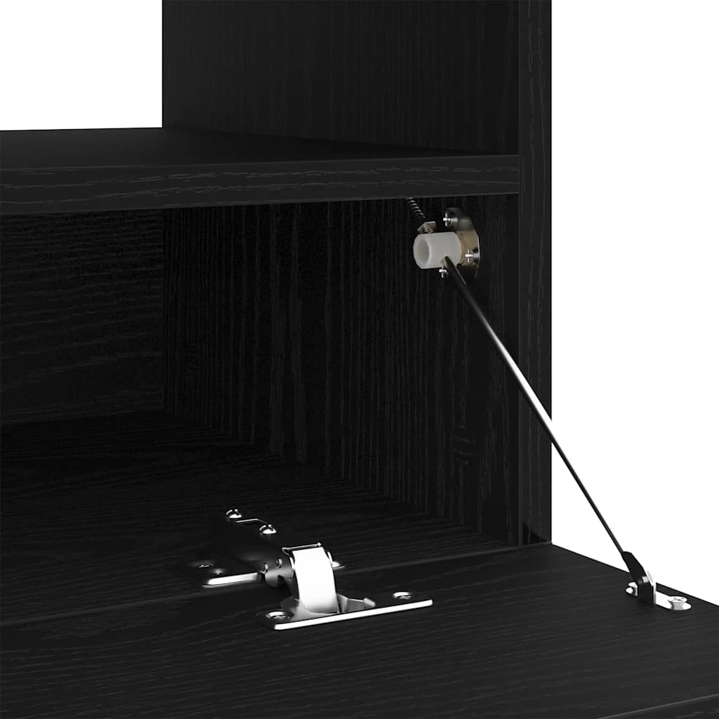 vidaXL Ντουλάπι TV Μαύρη Οξυά 100 x 35 x 40 εκ Επεξεργασμένο ξύλο