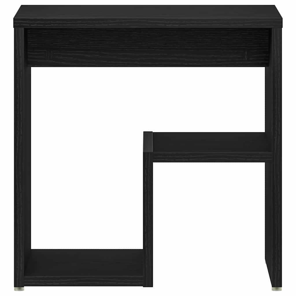 vidaXL Κομοδίνο Μαύρη δρυς 40 x 30 x 40 εκ Επεξεργασμένο ξύλο