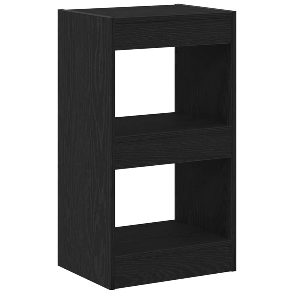 vidaXL Βιβλιοθήκη Μαύρη δρυς 40 x 30 x 71.5 εκ. Επεξεργασμένο ξύλο
